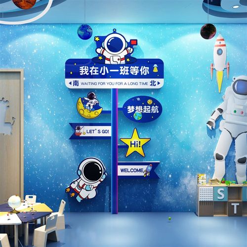 幼儿园墙面装饰环创主题成品材料文化走廊楼梯画室V布置美术教路