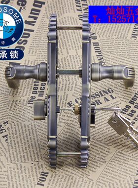 海诗蔓青古铜色欧j式室内卧室房间门锁卫生间分体执手锁木门把手