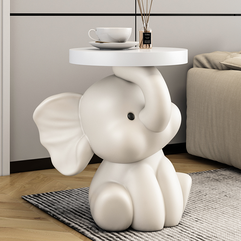 大象客厅收纳落地摆件沙发旁电视柜床头茶K几家居饰品乔迁新居礼