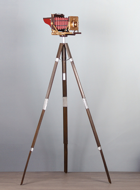 复古老式支架照相机模型摆件拍照摄影道具怀旧橱窗陈W列装饰品摆