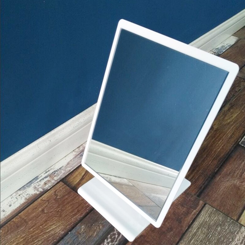 眼镜展示柜台眼镜店柜台专用镜子台式试戴化妆P镜铝杆支架可调角