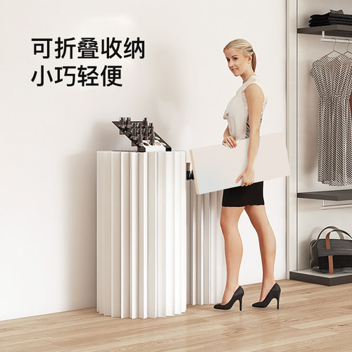 防水纸展台展f示台陈列架置物架折叠纸圆柱台橱窗甜品台化妆品货