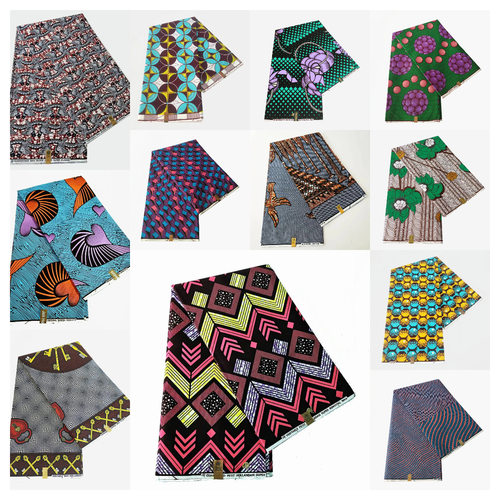 非洲蜡染布24*24棉蜡布荷兰african Ankara cotton wax fabric