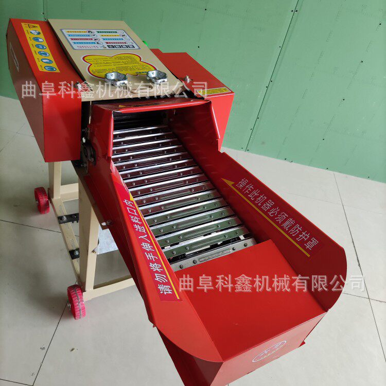 家用养殖碎草机 卧式牛羊饲料粉碎机 科鑫直供干湿两用铡草揉丝机