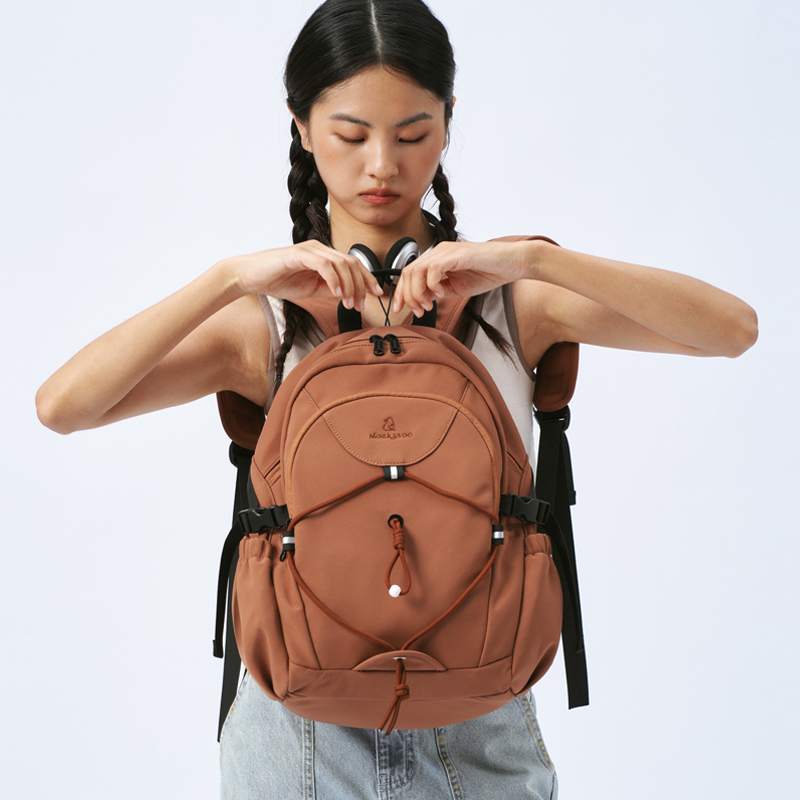 设计感美式ins高中大学背包