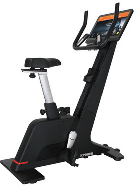 康乐佳K9005P高端商用智能触控大屏酒店健身房电磁控立式健身车