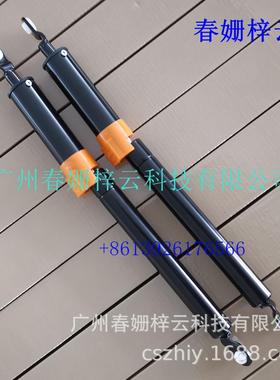 自锁带黄色保护套安全锁叉车跑步机用气弹簧液压支撑杆