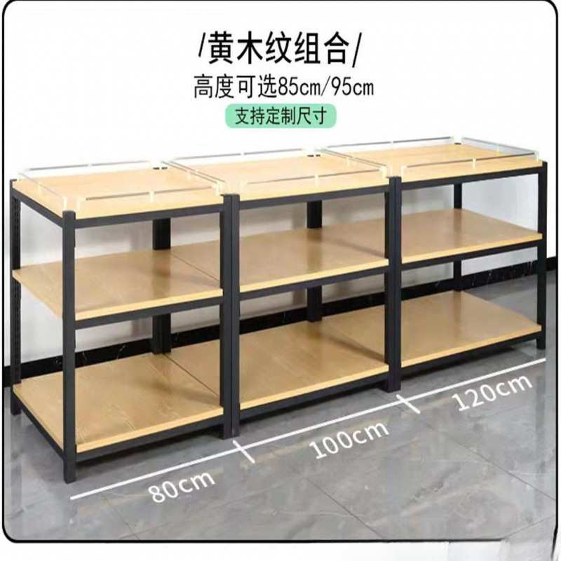 lk货架展示架饮料陈列架超市堆头油堆散装促销展示台三层粮油牛奶