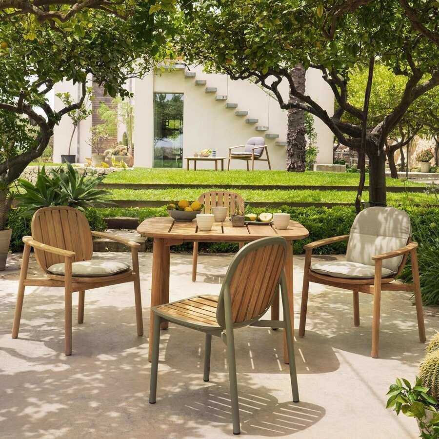 户外桌椅柚木庭院别墅休闲实木餐厅花园阳台露天室外防腐家具