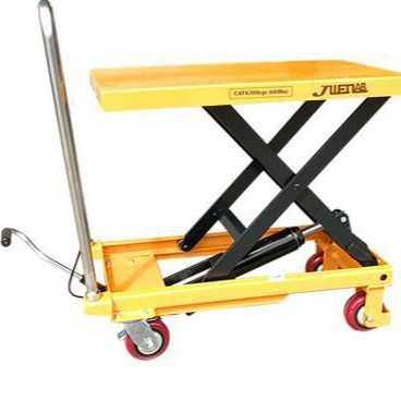 手动升降平台载重500kg1000kg升高1.3米1.5米升降装卸平台