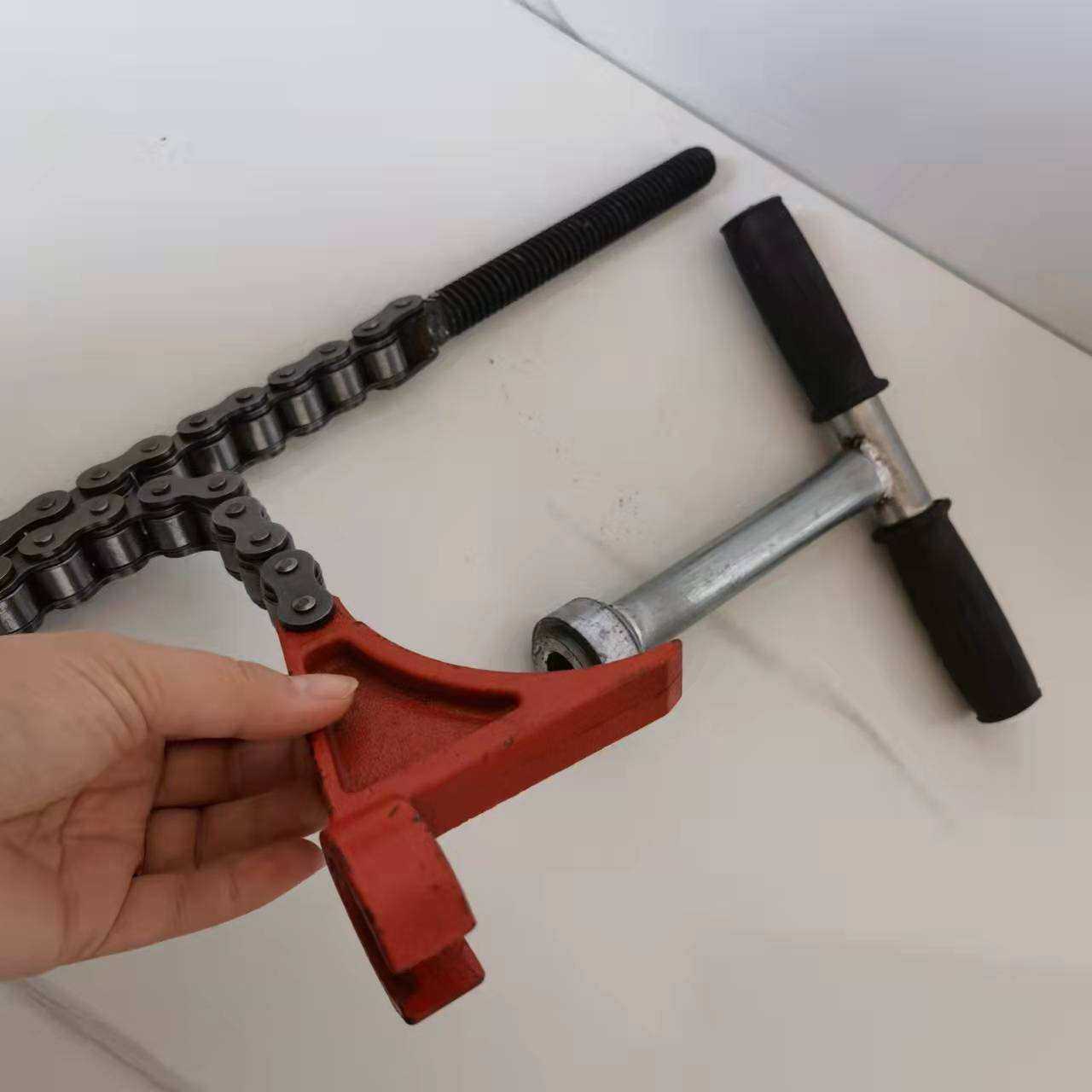 散装水泥罐车配件链条卡子打灰管卡子罐车抱箍滚珠加大链条卡E18