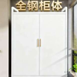 阳台收纳柜防水防晒侧边柜子靠墙一体储物柜多层铁皮柜家用置物柜