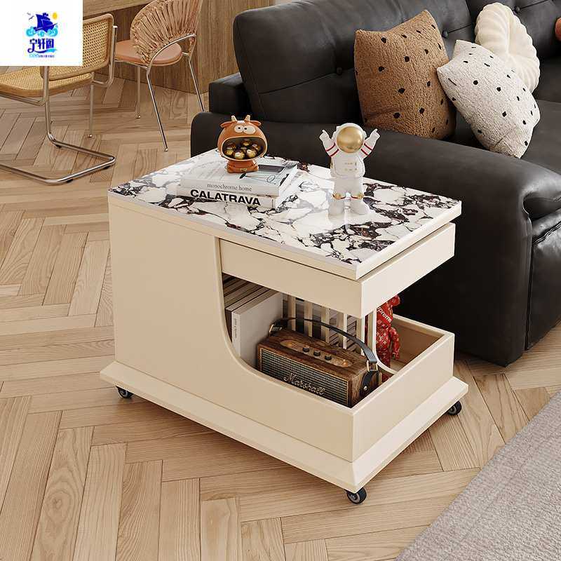 家用客厅可移动茶几带轮升降茶几小户型沙发边几现代简约储物柜,基础建材,亚克力板,淘宝优惠券,粉丝福利购,淘宝优惠卷