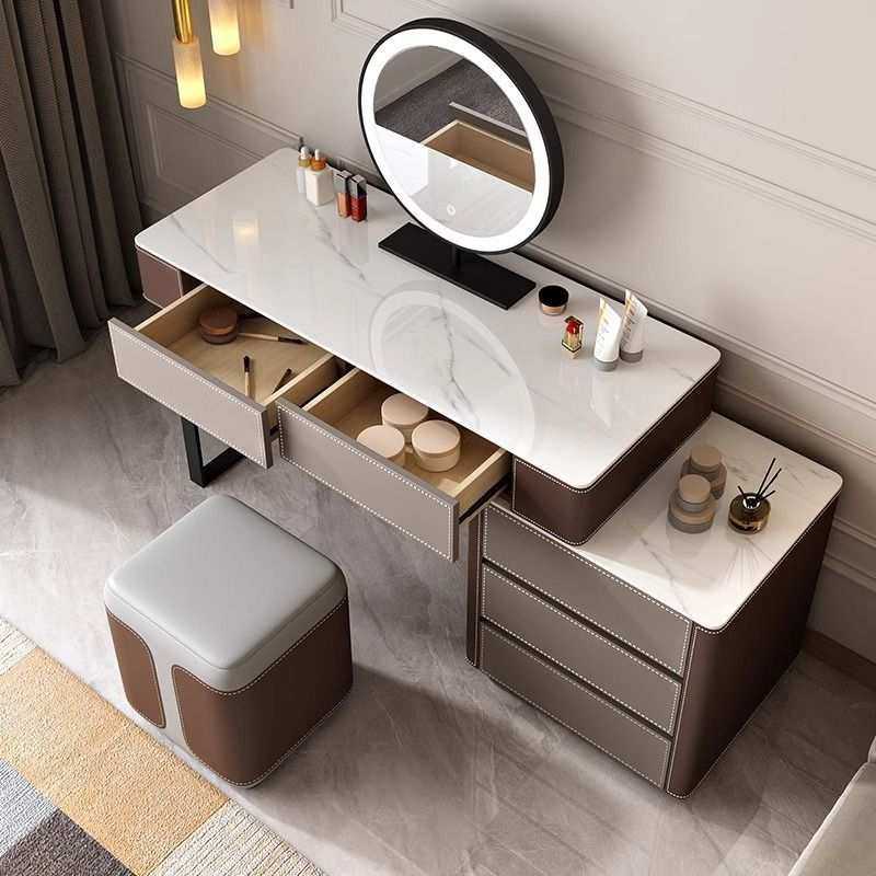 意式极简伸缩马鞍皮岩板梳妆台一体卧室实木化妆桌25款网红妆台,模玩/动漫/周边/娃圈三坑/桌游,模型制作工具/辅料耗材,淘宝优惠券,粉丝福利购,淘宝优惠卷
