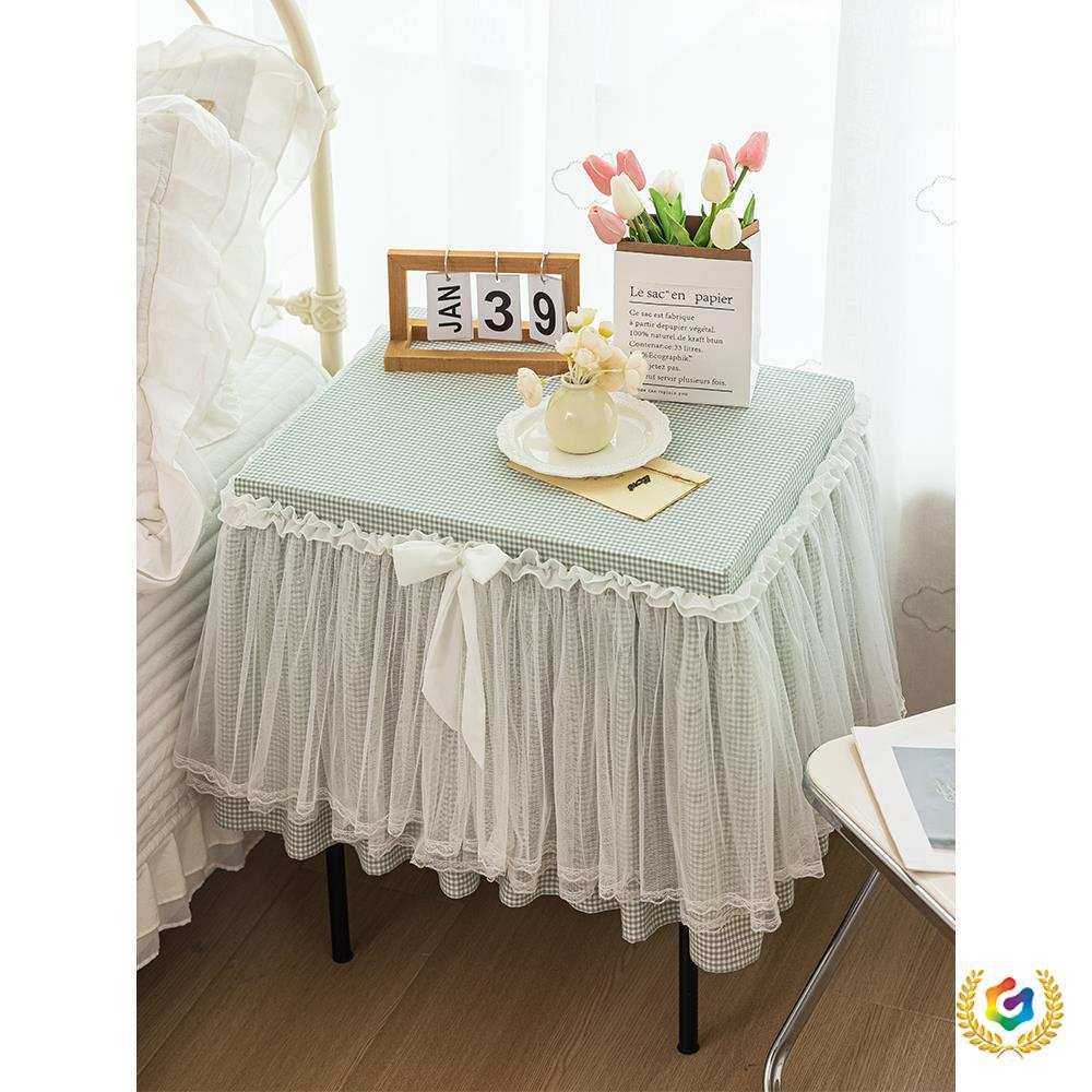 ?新款床头柜盖巾绿色格子家用卧室床头柜防尘罩保险柜蕾丝盖布罩,基础建材,亚克力板,淘宝优惠券,粉丝福利购,淘宝优惠卷