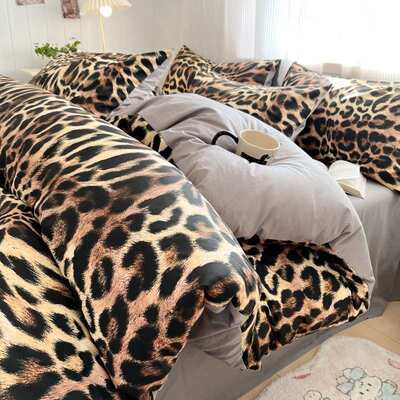 2025新款全棉40支13372北欧极简纯棉被套床单床笠款床上四件套