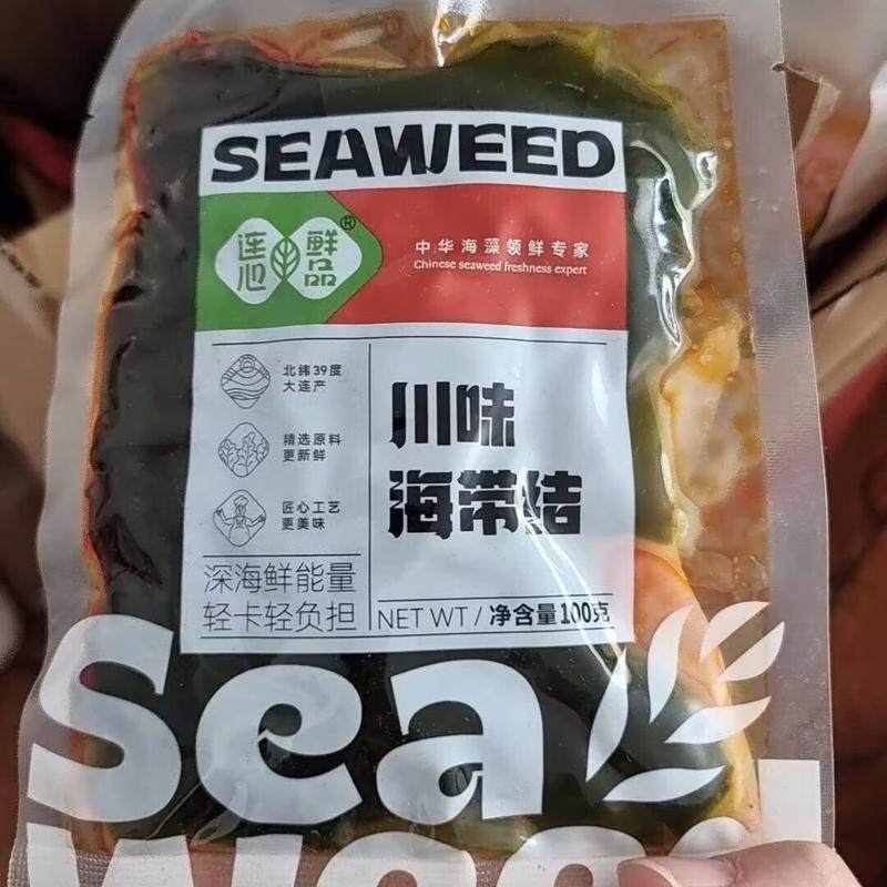 海带结开袋即食香辣小菜早餐佐餐下饭大连金石滩低卡