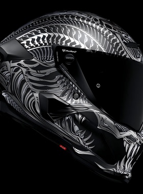 新品官方Ruroc鲁洛头盔AT4死神Reaper全碳纤摩托车机车头盔罗宁