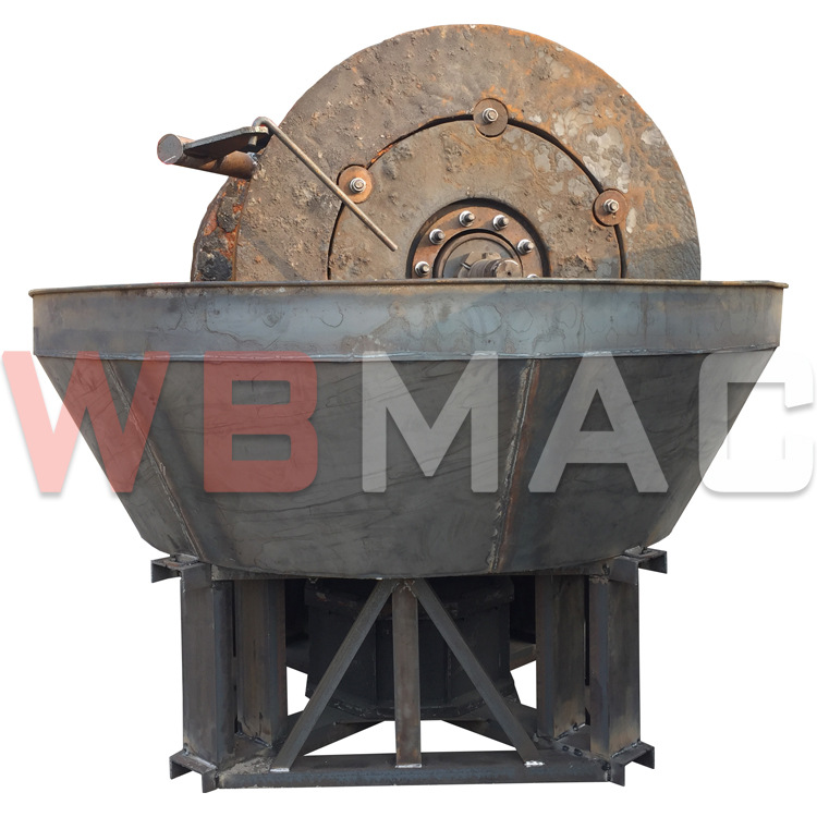 中大型1200型湿式碾金机现货 岩金矿研磨100目设备 时处理3吨磨粉