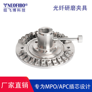 现货 厂家 光纤研磨夹具 24芯MPO MT光纤连接器德迈机型研磨盘
