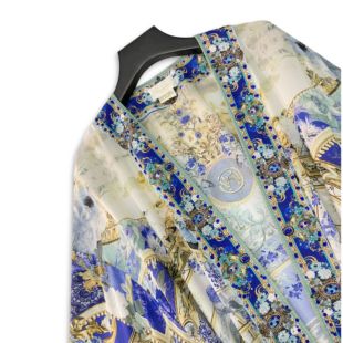 【欧宝莱尔】新款真丝时尚连衣裙 305-24209