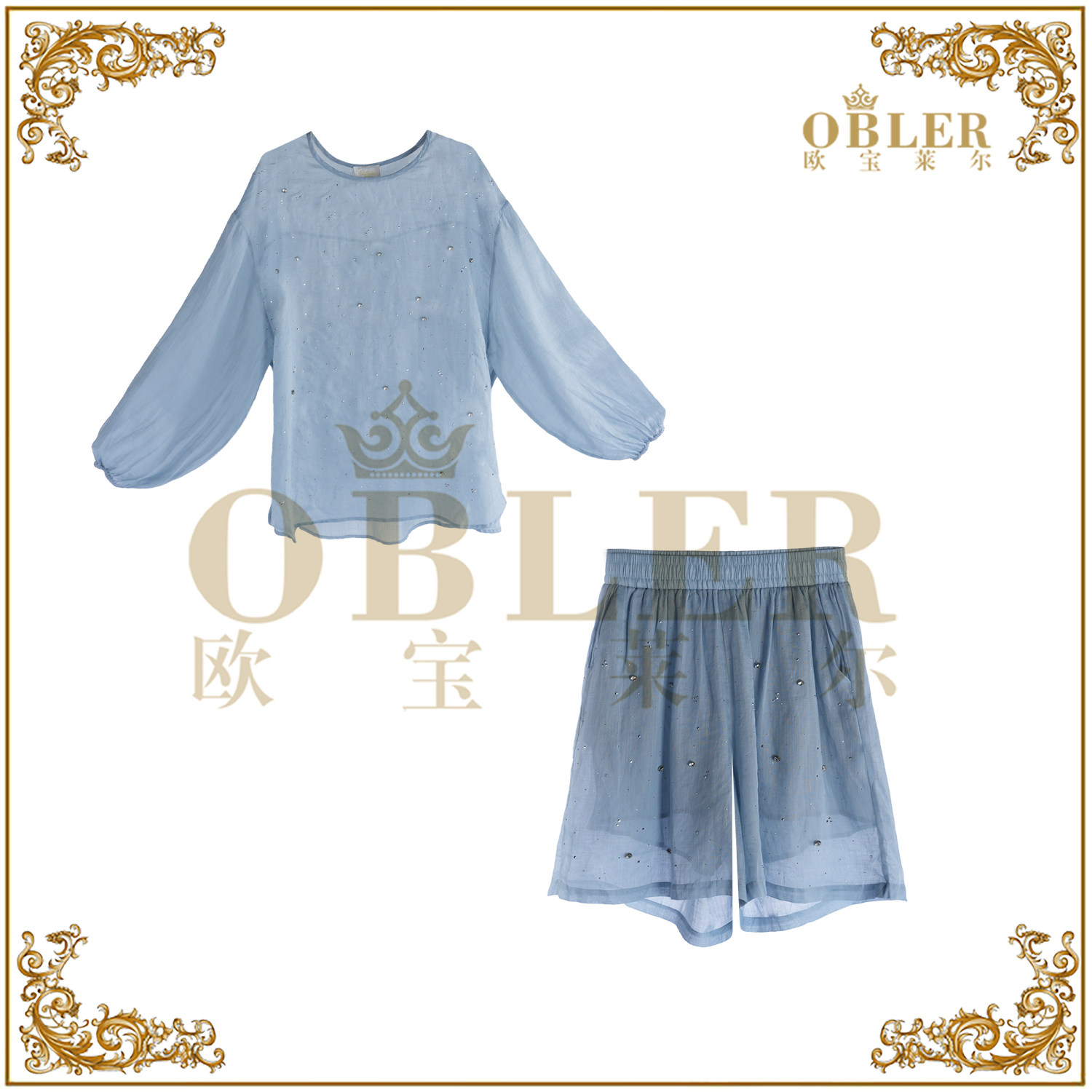 OBLE2025夏季新品套装女时尚套装