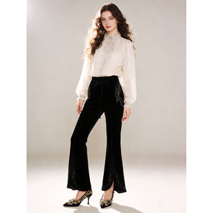 【欧宝莱尔】新款气质时尚轻奢女装衬衫306-S-26211