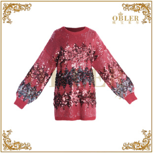 【欧宝莱尔】新款气质时尚轻奢女装毛衣305-A-251122