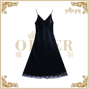 【欧宝莱尔】新款气质时尚轻奢女装连衣裙305-25445