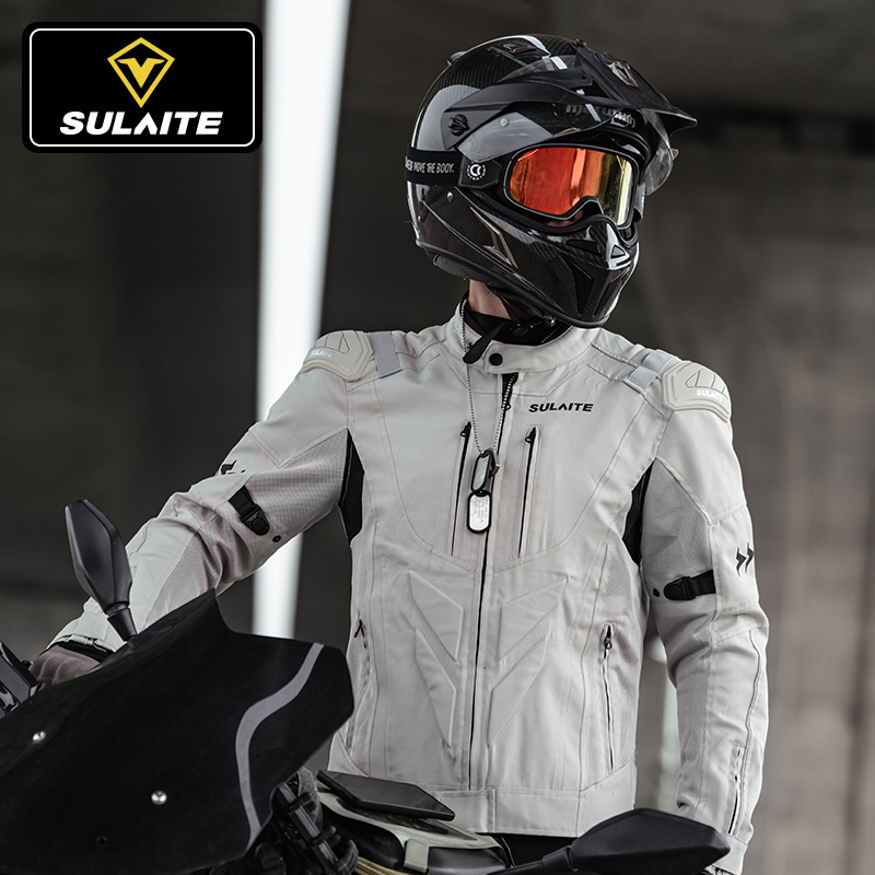 速莱特骑行服摩托车男夏季机车服防摔拉力越野女骑装备网眼赛车服