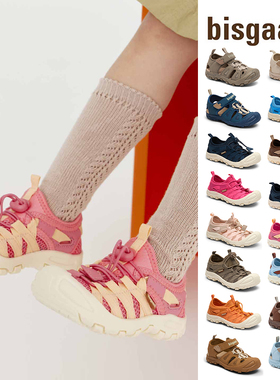 8Z 现货丹麦Bisgaard SS25儿童户外露营透气包脚凉鞋溯溪