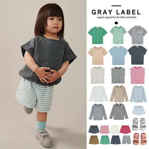5Z 荷兰gray label 春夏儿童有机棉短袖背心T恤短裤凉鞋