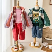 3件5折 帽 FW25男女宝摇粒绒牛仔外套牛仔裤 现货Goldie Ace