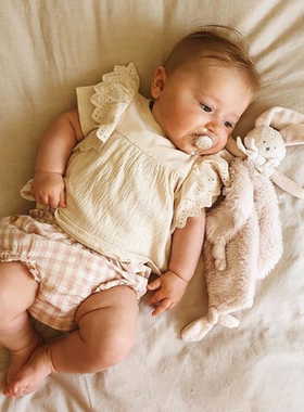 比利时Dimpel SS25新生儿宝宝哄睡安抚巾陪睡玩偶