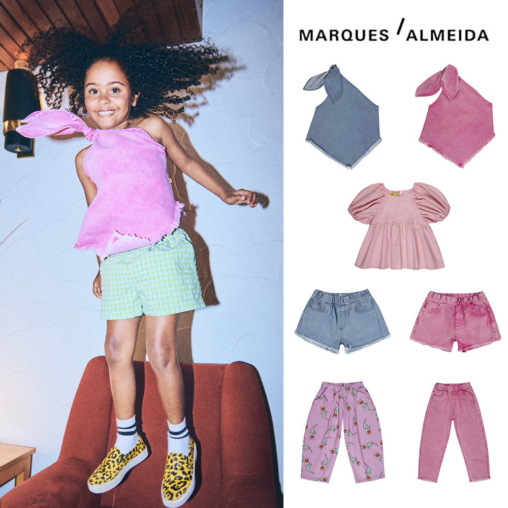 3件5折 marques almeida SS24春夏女宝上衣背心短裤长裤