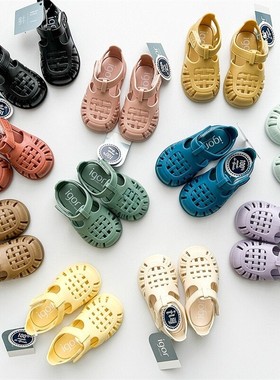 7Z  西班牙IGOR SS25儿童魔术贴罗马包脚凉鞋沙滩鞋