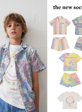 3件5折 the new society SS24男女宝宝休闲T恤衬衫裤子