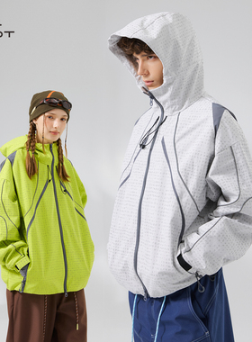 清仓特惠 OFOT轻户外防风抗皱反光冲锋夹克秋冬情侣防水耐磨外套