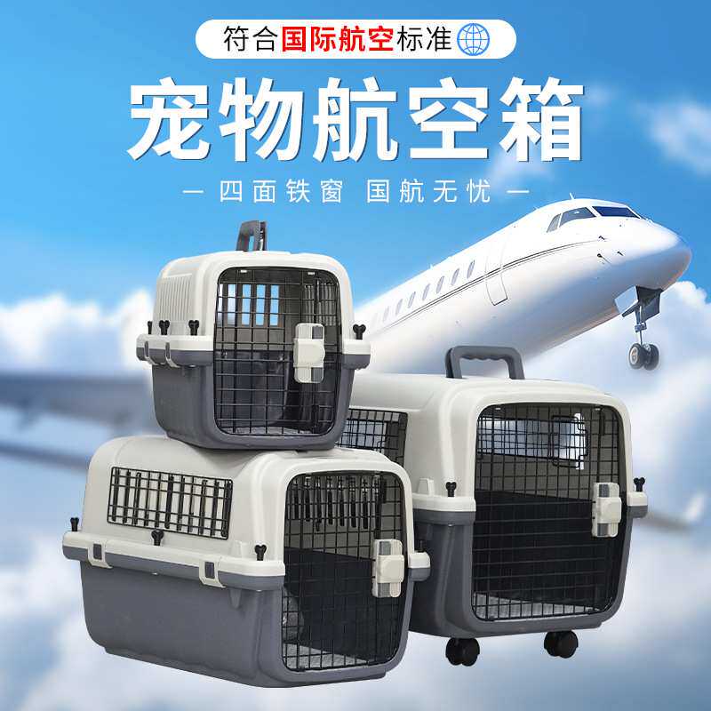 宠物航空箱国航款猫包狗笼子便携外出猫太空舱中小型犬托运空运箱