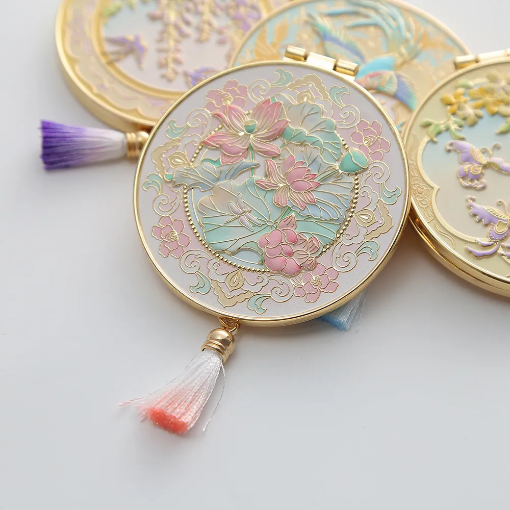 古风洛阳手持故宫文创化妆镜