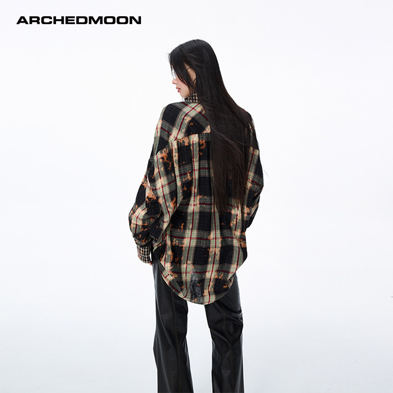 ARCHEDMOON早春秋季款格子衬衫上衣外套百褶半身短裙子两件套装女,女装/女士精品,时尚套装,淘宝优惠券,粉丝福利购,淘宝优惠卷