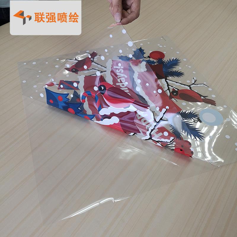 深圳直销UV超透膜静电膜玻璃贴装饰隔断白色透明车贴喷绘