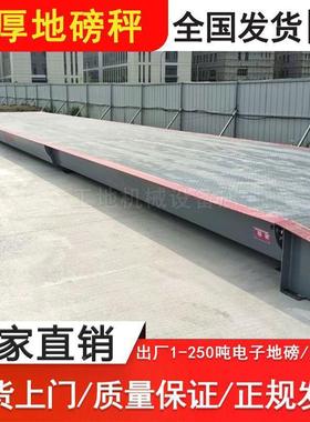 工地工厂电子地磅秤0t60t80100吨过磅OBM称重3xt8-m165米150吨汽