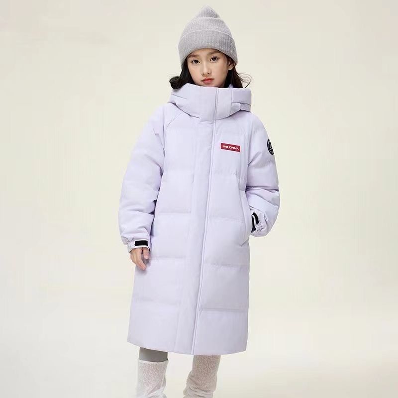 正品亲子冬季儿童羽绒棉服2026款棉袄棉衣加绒加厚冬装中大童长款