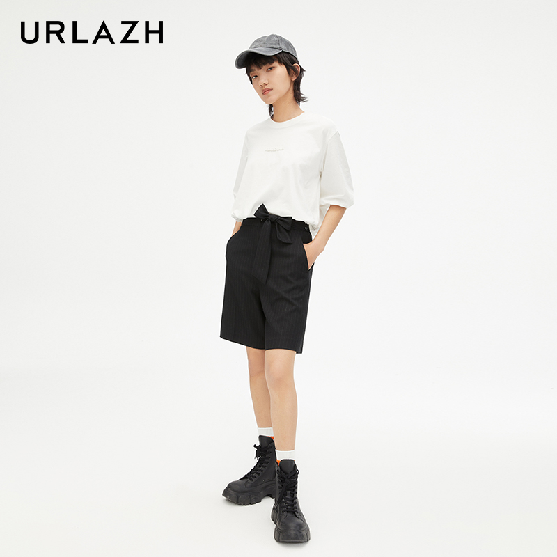 urlazh/有兰黑色西装短裤