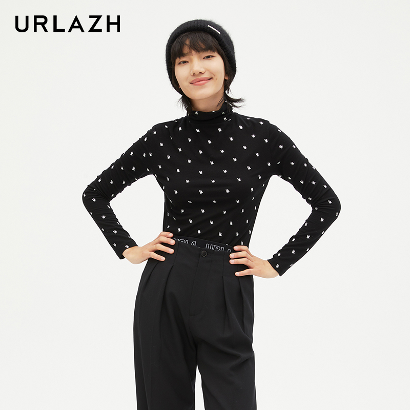 urlazh/有兰黑色打底衫