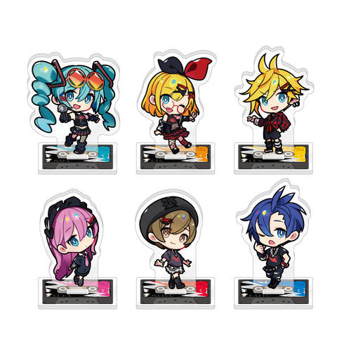 限购五件预定定金 初音未来 乐队ver. Q版 亚克力立牌 抱盒 CARAV