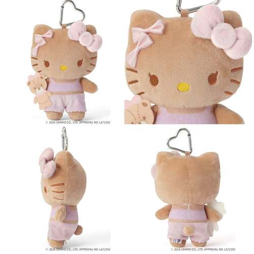 预售需补邮 slo黑皮hellokitty联名GRL日烧比基尼泳衣薄巧包挂件