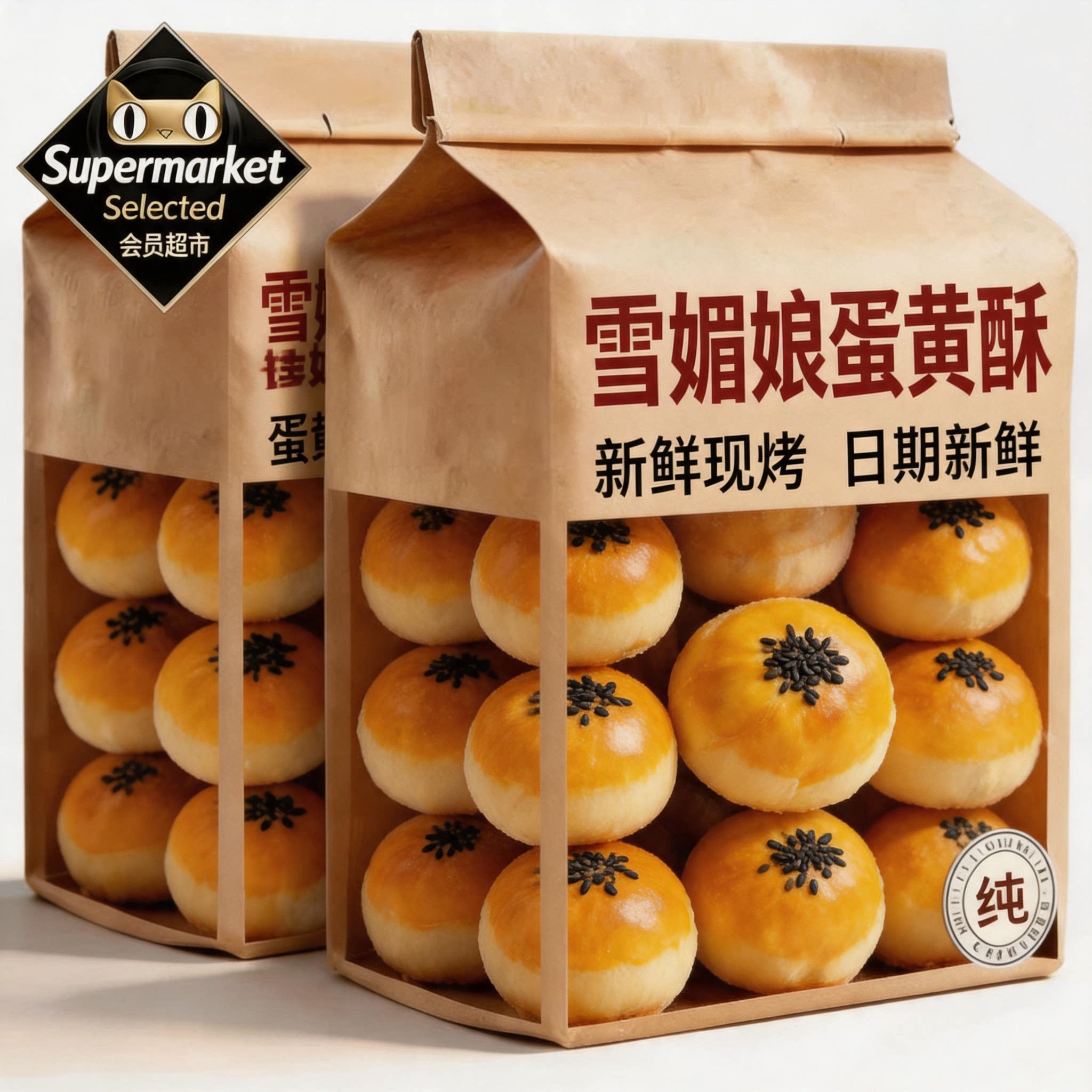 蛋黄酥雪媚娘官方旗舰店糖尿人专用无糖糕点零食病人休闲低糖早餐