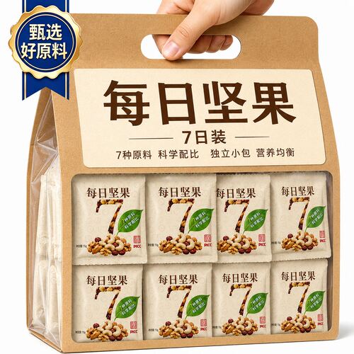 精选多种果仁果干，低温烘制，清爽不腻